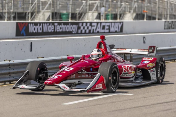 IndyCar: 23 de agosto Bommarito Automotive Group 500 — Foto de Stock