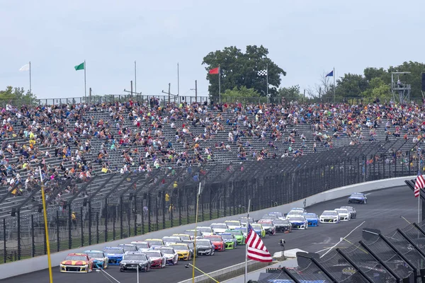 NASCAR: september 08 stor maskin vodka 400 på Brickyard — Stockfoto