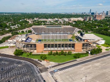 29 Mayıs 2020 - Houston, Teksas - 29 Mayıs 2020 - Houston, Teksas, ABD: Rice Stadyumu, Houston, Teksas 'taki Rice Üniversitesi kampüsünde bulunan bir Amerikan futbol stadyumu..
