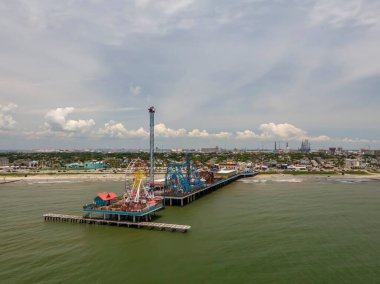 30 Mayıs 2020 - Galveston Adası, Teksas, ABD: 30 Mayıs 2020 - Galveston Adası, Teksas, ABD: Körfez Kıyısı 'nda eşi benzeri görülmemiş eğlence ve eğlence içeren Galveston Adası Tarihi Zevk İskelesi aile odaklı bir cazibeye sahiptir