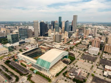 May 30, 2020 - Houston, Texas, USA: Minute Maid Park is a ballpark in Downtown Houston, Texas, as the home stadium of the Houston Astros of Major League Baseball (MLB).  clipart
