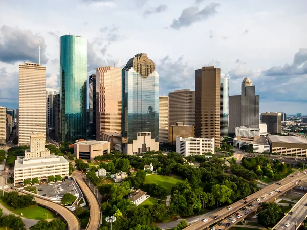 Maj 2020 Houston Texas Usa Houston Den Folkrikaste Staden Delstaten — Stockfoto