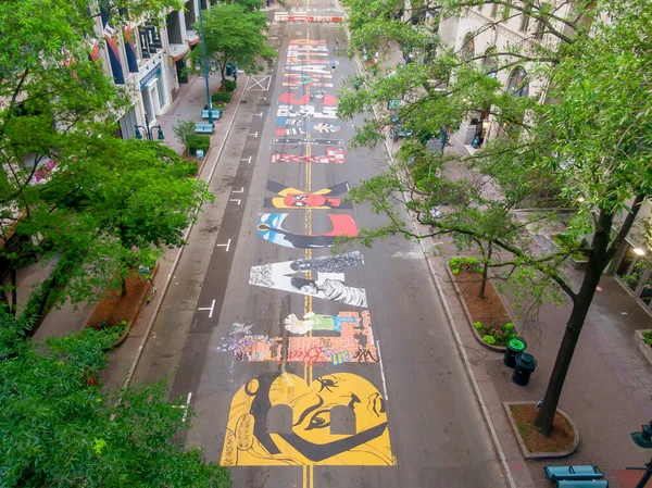 Iunie 2020 Charlotte Carolina Nord Sua Semn Protest Față Revoltele — Fotografie, imagine de stoc