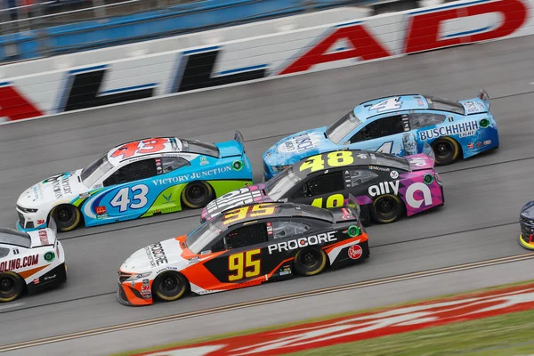 Christopher Bell Løper Ned Dogleg Geico 500 Talladega Superspeedway Lincoln – stockfoto