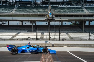 ABD 'nin SANTINO FERRUCCI (18) Indianapolis, Indiana' daki Indianapolis Motor Yarış Pisti 'nde GMR Grand Prix uygulamaları.