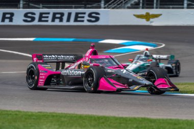 ABD 'li ALEXANDER ROSSI (98) Indianapolis, Indiana' daki Indianapolis Motor Yarış Pisti 'nde GMR Grand Prix uygulaması.