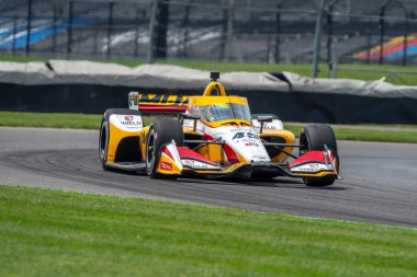 Indianapolis, Indiana 'daki Indianapolis Motor Yarış PIGOT (45) GMR Grand Prix uygulamaları.