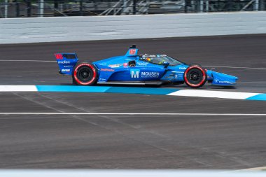 ABD 'nin SANTINO FERRUCCI (18) Indianapolis, Indiana' daki Indianapolis Motor Yarış Pisti 'nde GMR Grand Prix uygulamaları.