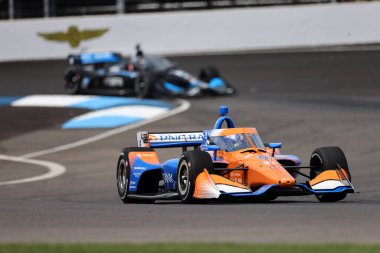 Auckland, Yeni Zelanda 'dan SCOTT DIXON (9) Indianapolis, Indiana' daki Indianapolis Motor Yarış Pisti 'nde GMR Grand Prix uygulamaları.