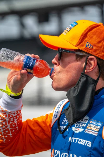 Scott Dixon Auckland Nova Zelândia Prepara Para Praticar Para Gmr — Fotografia de Stock