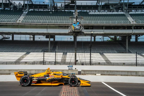 Sage Karam United States Practices Gmr Grand Prix Indianapolis Motor — Stock Photo, Image