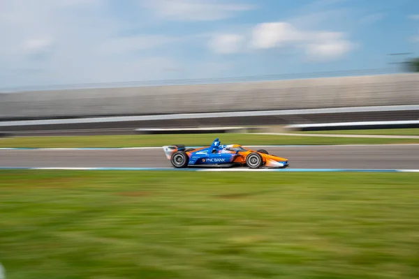 Scott Dixon Auckland New Zealand Practices Gmr Grand Prix Indianapolis — 图库照片