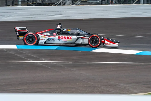 Rinus Veekay Hoofddorp Nizozemsko Trénuje Grand Prix Gmr Indianapolis Motor — Stock fotografie