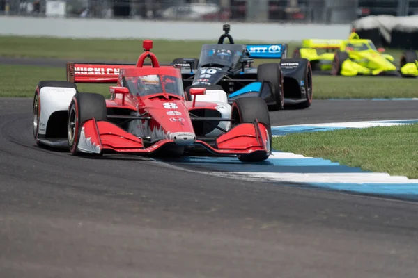 Marcus Ericsson Kumla Suecia Corre Través Los Giros Durante Carrera — Foto de Stock