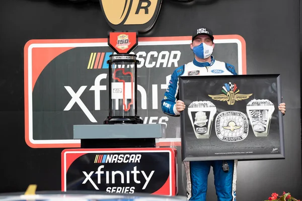 Chase Briscoe Wins Pennzoil 150 Brickyard Indianapolis Motor Speedway Indianapolis — Stock Photo, Image