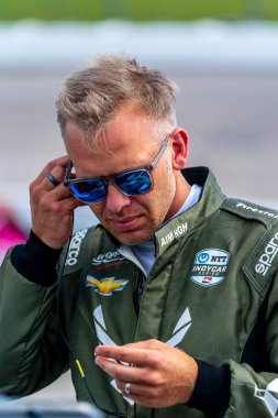 ED CARPENTER (20), Iowa, Iowa 'daki Iowa InDYCAR 250lere katılmaya hak kazandı..