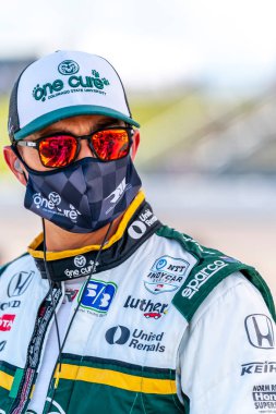 ABD 'li GRAHAM RAHAL (15), Newton, Iowa' daki Iowa InDYCAR 250ler Iowa Speedway 'e katılmaya hak kazanmıştır..