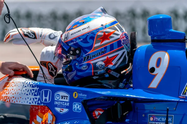 Scott Dixon Auckland Nova Zelândia Prepara Para Praticar Para Iowa — Fotografia de Stock