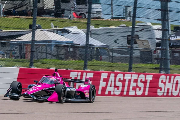 Jack Harvey Lincoln Inglaterra Practica Para Iowa Indycar 250S Iowa — Foto de Stock