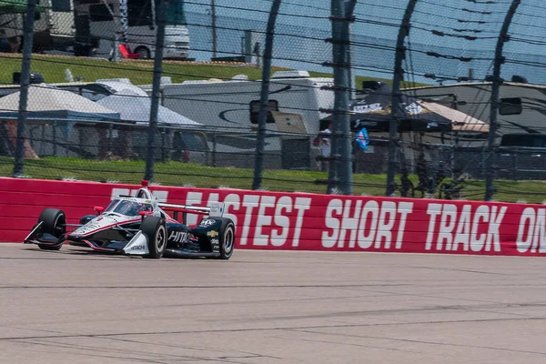 Josef Newgarden Los Estados Unidos Practica Para Iowa Indycar 250S — Foto de Stock