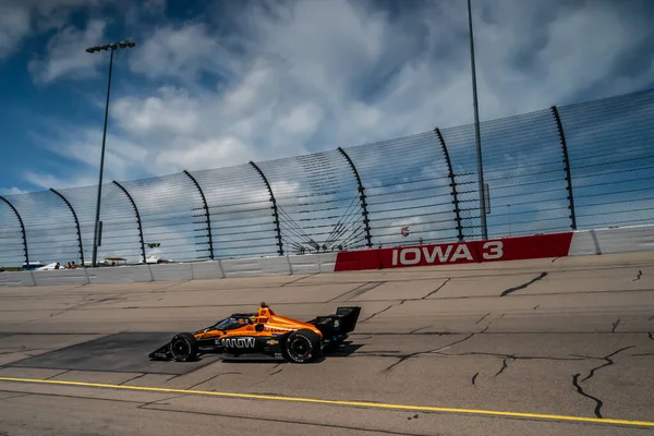 Pato Oward Monterey México Practica Para Iowa Indycar 250S Iowa — Foto de Stock