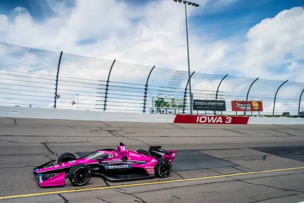 Jack Harvey Lincoln Inglaterra Practica Para Iowa Indycar 250S Iowa — Foto de Stock