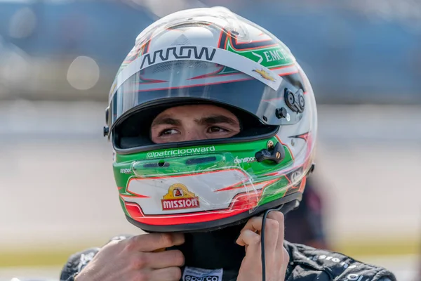 Pato Oward Monterey Mexico Qualifies Iowa Indycar 250S Iowa Speedway — Stock Photo, Image