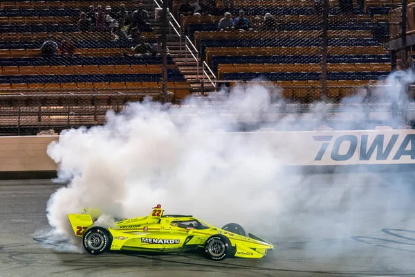 Vindo Parte Trás Campo Simon Pagenaud Montmorillon França Ganha Iowa — Fotografia de Stock