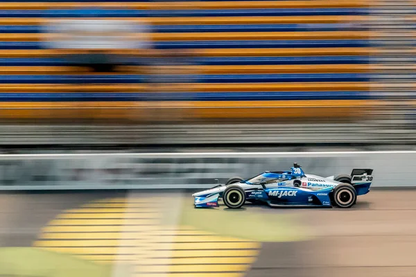 Takuma Sato Tóquio Japão Pratica Para Iowa Indycar 250S Iowa — Fotografia de Stock