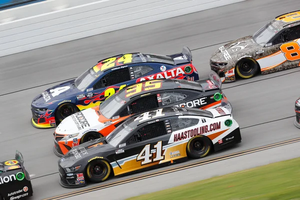 Cole Custer Alabamai Lincolnban Talladega Superspeedway Ben Geico 500 Alatt — Stock Fotó