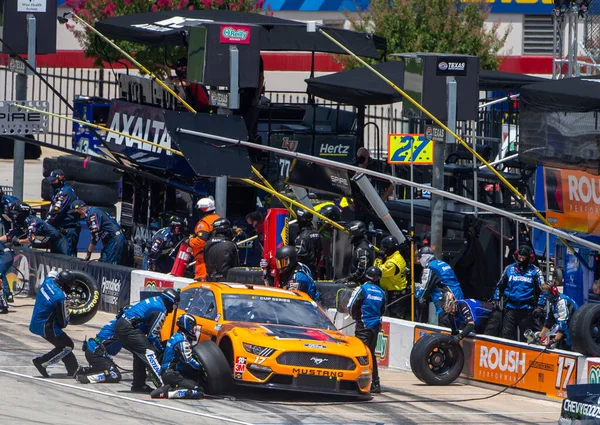 Chris Buescher Compite Por Posición Para Reilly Auto Parts 500 — Foto de Stock