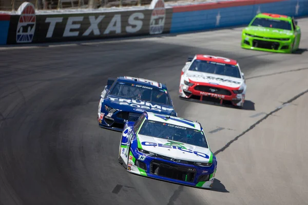 Dillon Races Position Reilly Auto Parts 500 Texas Motor Speedway — Stock Photo, Image