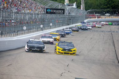 02 Ağustos 2020 - Loudon, New Hampshire, ABD: Brad Keselowski (2) Loudon, New Hampshire 'daki Foxwoods Resort Casino 301 için yarışır..