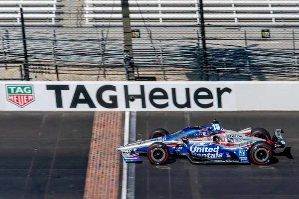 Graham Rahal Degli Stati Uniti Pratica Indianapolis 500 Presso Indianapolis — Foto Stock