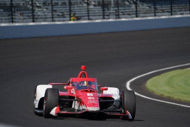 MARCUS ERICSSON (8), Indianapolis, Indiana 'daki Indianapolis Motor Yarış Pisti' nde Indianapolis 500 için uygulama yapmaktadır..