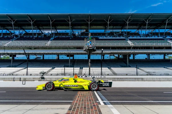 Simon Pagenaud Montmorillon Francia Practica Para Indianapolis 500 Indianapolis Motor — Foto de Stock