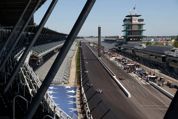 Alexander Rossi Aus Den Usa Trainiert Für Die Indianapolis 500 — Stockfoto