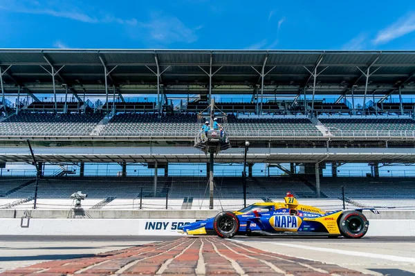 Alexander Rossi United States Practices Indianapolis 500 Indianapolis Motor Speedway — стокове фото