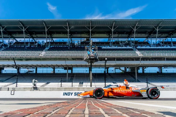 James Hinchcliffe Toronto Canadá Practica Para Indianapolis 500 Indianapolis Motor — Foto de Stock