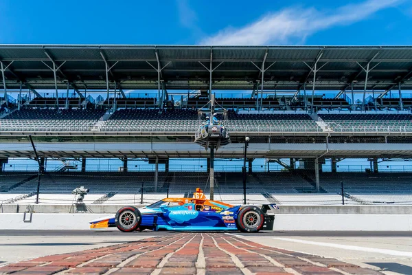 Hildebrand Degli Stati Uniti Pratica Indianapolis 500 Presso Indianapolis Motor — Foto Stock