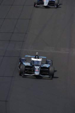 NTT IndyCar Serisi takımları Indianapolis 'teki Indianapolis 500 için Indianapolis Motor Yarış Pistine gidiyor..