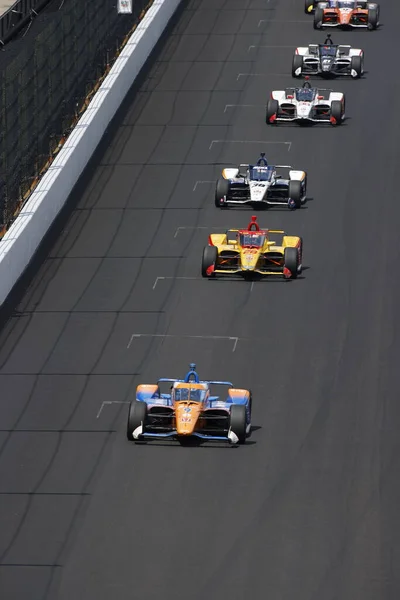 Los Equipos Ntt Indycar Series Toman Pista Para Competir Por — Foto de Stock