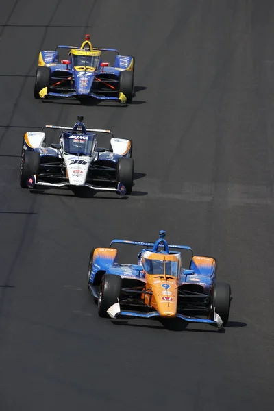 Equipes Ntt Indycar Series Levam Para Pista Para Correr Para — Fotografia de Stock