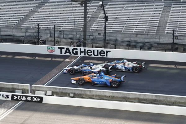 Takumo Sato Tokio Japón Gana Indianapolis 500 Indianapolis Motor Speedway — Foto de Stock