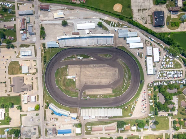 2020年7月19日 美国爱荷华州诺克斯维尔 诺克斯维尔赛道 Knoxville Raceway 是位于诺克斯维尔 Knoxville Iowadefault 的马里恩县游乐场 Marion — 图库照片