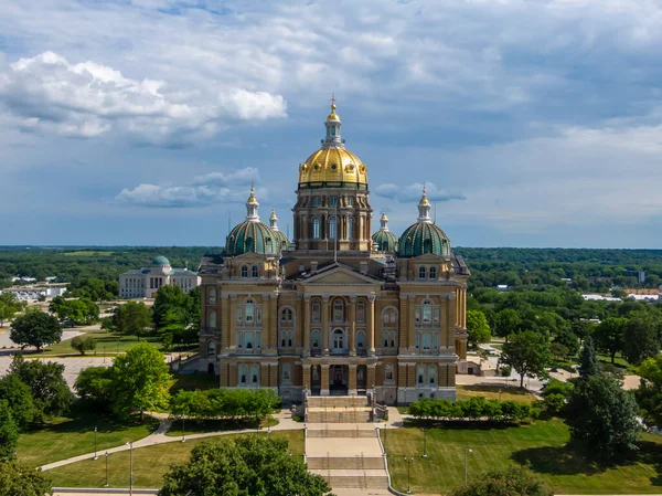 Juli 2020 Des Moines Iowa Het Iowa State Capitol Het — Stockfoto