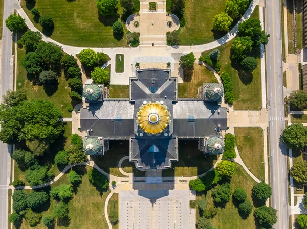 Julho 2020 Des Moines Iowa Estados Unidos Capitólio Estado Iowa — Fotografia de Stock