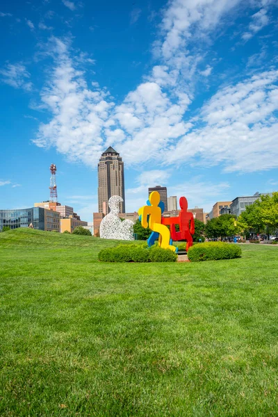 Juli 2020 Des Moines Iowa Usa Des Moines Ist Die — Stockfoto