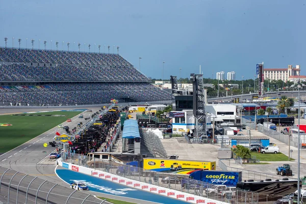 Kevin Harvick Daytona Beach Florida Daki Daytona International Speedway Deki — Stok fotoğraf