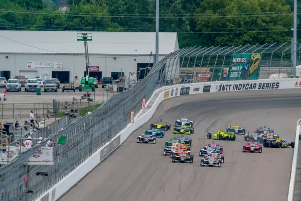 Abd Alexander Rossi Madison Illinois Deki World Wide Technology Raceway — Stok fotoğraf